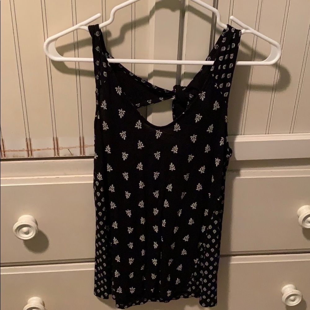 Black tank top